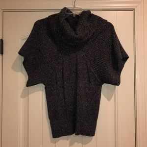 Charcoal heathered cowl neck sweater